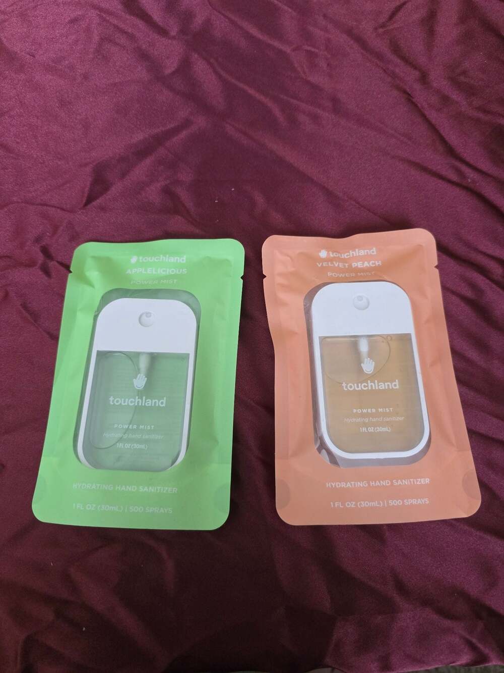 Touchland Power Mist Hydrating Hand Sanitizer Bundle of Two Scents